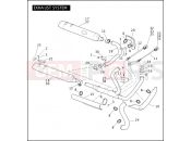Harley-Davidson 2010 POLICE ELECTRA GLIDE STANDARD POLICE  - FLHTP EXHAUST SYSTEM