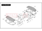 Harley-Davidson 2010 POLICE ELECTRA GLIDE STANDARD POLICE  - FLHTP FOOTBOARDS