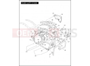 Harley-Davidson 2010 POLICE ELECTRA GLIDE STANDARD POLICE  - FLHTP FRAME & JIFFY STAND