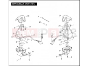 Harley-Davidson 2010 POLICE ELECTRA GLIDE STANDARD POLICE  - FLHTP HANDLEBAR SWITCHES