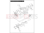 Harley-Davidson 2010 POLICE ELECTRA GLIDE STANDARD POLICE  - FLHTP TRANSMISSION BEARINGS & COVERS