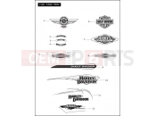 Harley-Davidson 2010 SOFTAIL ROCKER C  - FXCWC FUEL TANK TRIM