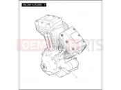 Harley-Davidson 2010 TOURING ELECTRA GLIDE STANDARD  - FLHT ENGINE ASSEMBLY - TWIN CAM 96â¢