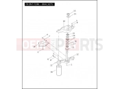 Harley-Davidson 2009 CVO/CUSTOM CVO ULTRA CLASSIC  - FLHTCUSE4 FRONT FORK - BRACKETS