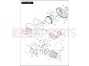 Harley-Davidson 2009 CVO/CUSTOM CVO FAT BOB  - FXDFSE AIR CLEANER