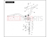 Harley-Davidson 2009 CVO/CUSTOM CVO FAT BOB  - FXDFSE HANDLEBAR