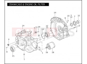 Harley-Davidson 2009 DYNA DYNA SUPER GLIDE  - FXD CRANKCASE & ENGINE OIL FILTER - TWIN CAM 96â¢