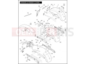 Harley-Davidson 2009 DYNA DYNA SUPER GLIDE  - FXD FENDERS & FENDER COVERS