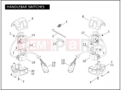 Harley-Davidson 2009 DYNA DYNA STREET BOB  - FXDB HANDLEBAR SWITCHES