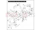 Harley-Davidson 2009 DYNA DYNA FAT BOB  - FXDF EXHAUST SYSTEM - FXD, FXDL, FXDC & FXDB