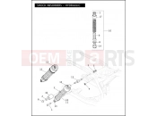 Harley-Davidson 2009 DYNA DYNA FAT BOB  - FXDF SHOCK ABSORBERS - HYDRAULIC