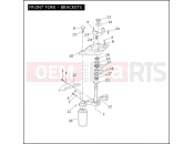 Harley-Davidson 2009 SIDECAR FLTR SIDECAR  - SIDECAR FOR FLTR FRONT FORK - BRACKETS
