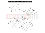 Harley-Davidson 2009 SOFTAIL HERITAGE SOFTAIL  - FLST EXHAUST SYSTEM - FLST, C & FXST, B, C & FXCW, C