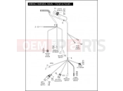 Harley-Davidson 2009 SOFTAIL FAT BOY  - FLSTF WIRING HARNESS, MAIN - FXCW & FXCWC (2 OF 2)