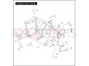 Harley-Davidson 2009 SOFTAIL ROCKER  - FXCW FRAME & JIFFY STAND