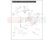 Harley-Davidson 2009 SOFTAIL SOFTAIL CUSTOM  - FXSTC FUEL TANK - ALL MODELS EXCEPT FXCW & FXCWC