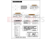 Harley-Davidson 2009 TOURING ROAD KING  - FLHR WARNINGS & LABELS