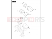 Harley-Davidson 2009 VRSC VRSCAW V-ROD  - VRSCAW SEATS
