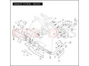 Harley-Davidson 2009 VRSC V-ROD MUSCLE  - VRSCF 105 EXHAUST SYSTEM - VRSCDX
