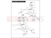 Harley-Davidson 2008 DYNA DYNA STREET BOB  - FXDB INSTRUMENTS - FXDB & FXDL