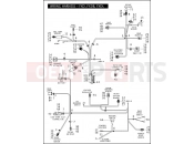 Harley-Davidson 2008 DYNA DYNA SUPER GLIDE CUSTOM  - FXDC WIRING HARNESS - FXD, FXDB, FXDL (CONTINUED)
