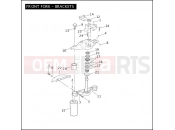 Harley-Davidson 2008 SIDECAR ULTRA SIDECAR  - SIDECAR FOR ULTRA FRONT FORK - BRACKETS