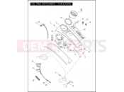 Harley-Davidson 2008 SIDECAR ULTRA SIDECAR  - SIDECAR FOR ULTRA FUEL TANK INSTRUMENTS - FLHR & FLHRC