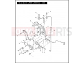 Harley-Davidson 2008 SIDECAR ULTRA SIDECAR  - SIDECAR FOR ULTRA REAR BRAKE LINES & MODULE - ABS