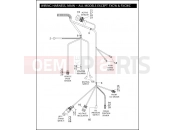 Harley-Davidson 2008 SOFTAIL SOFTAIL STANDARD  - FXST WIRING HARNESS, MAIN - ALL MODELS EXCEPT FXCW/FXCWC (2 OF 2)