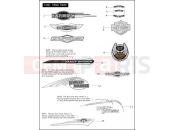 Harley-Davidson 2008 SOFTAIL SOFTAIL CUSTOM  - FXSTC FUEL TANK TRIM