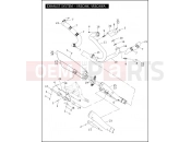 Harley-Davidson 2008 VRSC VRSCD NIGHT ROD  - VRSCD EXHAUST SYSTEM - VRSCAW, VRSCAWA