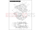 Harley-Davidson 2008 VRSC VRSCDA NIGHT ROD W/ABS  - VRSCDA 105 CRANKCASE - UPPER & LOWER