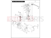 Harley-Davidson 2008 VRSC VRSCDA NIGHT ROD W/ABS  - VRSCDA 105 FUEL TANK & FUEL MODULE