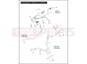 Harley-Davidson 2008 VRSC VRSCDA NIGHT ROD W/ABS  - VRSCDA 105 HANDLEBAR & THROTTLE CONTROL