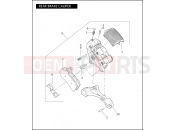 Harley-Davidson 2008 VRSC VRSCDA NIGHT ROD W/ABS  - VRSCDA 105 REAR BRAKE CALIPER