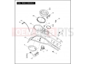 FUEL TANK CONSOLE - Harley-Davidson CVO ROAD KING - FLHRSE3 2007