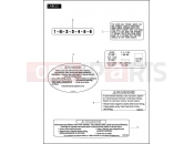 LABELS - Harley-Davidson CVO ROAD KING - FLHRSE3 2007