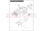TRANSMISSION BEARINGS & COVERS - Harley-Davidson CVO ROAD KING - FLHRSE3 2007