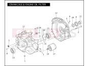 Harley-Davidson 2007 DYNA DYNA SUPER GLIDE  - FXD CRANKCASE & ENGINE OIL FILTER - TWIN CAM 96â¢