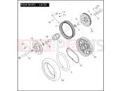 Harley-Davidson 2007 DYNA DYNA SUPER GLIDE  - FXD REAR WHEEL - LACED