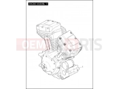 Harley-Davidson 2007 SOFTAIL SOFTAIL DEUCE  - FXSTD ENGINE ASSEMBLY - TWIN CAM 96â¢