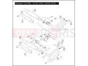 Harley-Davidson 2007 SOFTAIL SOFTAIL DEUCE  - FXSTD EXHAUST SYSTEM - FLSTC, FXST, FXSTB, FXSTC
