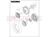 Harley-Davidson 2007 SPORTSTER NIGHTSTER  - XL1200N REAR WHEEL - CAST