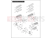 FOOTBOARDS & FOOTPEGS - Harley-Davidson ROAD KING - FLHR 2007