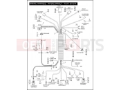 WIRING HARNESS, INTERCONNECT - FLHT & FLHX - Harley-Davidson ROAD KING CLASSIC - FLHRC 2007