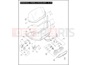 Harley-Davidson 2007 TOURING ULTRA CLASSIC  - FLHTCU WINDSHIELD, FAIRING & HEADLAMPS - FLTR