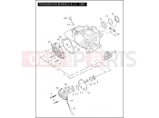Harley-Davidson 2007 TOURING ROAD GLIDE  - FLTR TRANSMISSION BEARINGS & COVERS