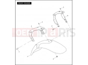 Harley-Davidson 2007 VRSC VRSCAW V-ROD  - VRSCAW FRONT FENDER