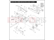 Harley-Davidson 2007 VRSC VRSCD NIGHT ROD  - VRSCD REAR FORK, DEBRIS DEFLECTOR, & BELT GUARD