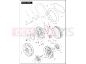 Harley-Davidson 2007 VRSC VRSCD NIGHT ROD  - VRSCD 105 FRONT WHEEL